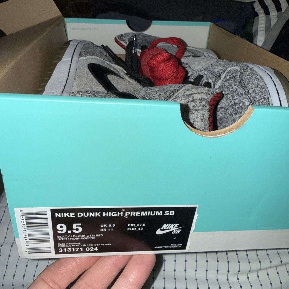 Size 9.5 - Nike Dunk Premium SB High Salt Stain LEP